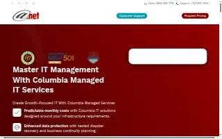 AT-NET Services - Managed IT Services Company Columbia website