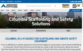 Associated Scaffolding Columbia website