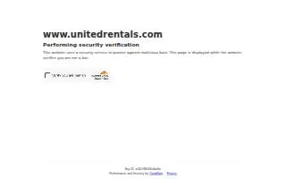 United Rentals – Customer Equipment Solutions website