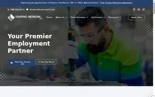 Staffing Network website