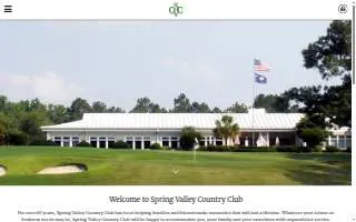 Spring Valley Country Club website
