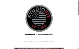 Studiofit website