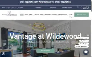 Vantage at Wildewood website