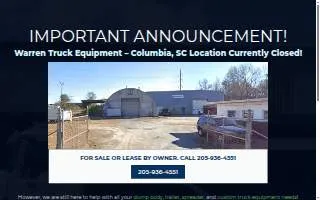 Warren Truck Equipment website