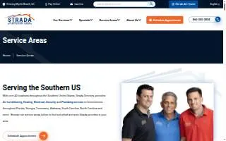 Strada Services of Columbia website