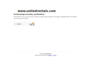 United Rentals of Columbia website
