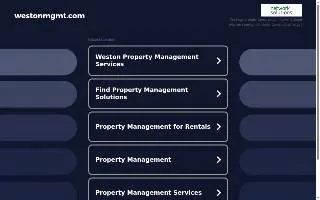 Weston Management, Inc. website