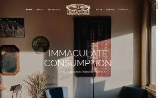 Immaculate Consumption website