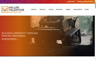 Miller Valentine Construction of Columbia website