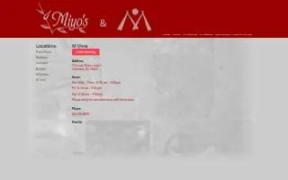 M Vista website