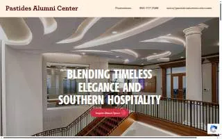 Pastides Alumni Center website