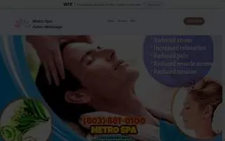 Metro Spa website
