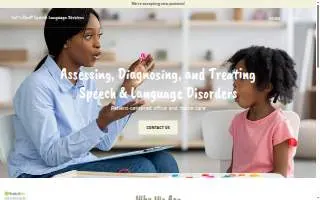 Let's Chatt Speech Language Services website