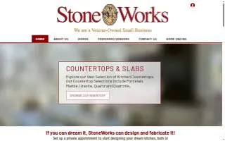 StoneWorks Inc. Countertops Fabricator website