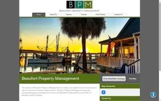Beaufort Property Management website