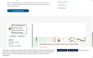 HCA Healthcare Summerville Women's Care - Medical Plaza website