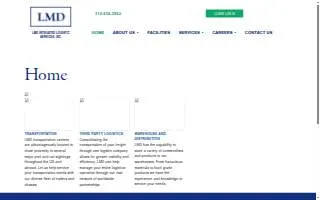 Lmd Intergrated Logistics Services Inc. website