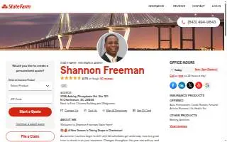 State Farm: Shannon Freeman website