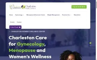 Charleston Women's Wellness Center website