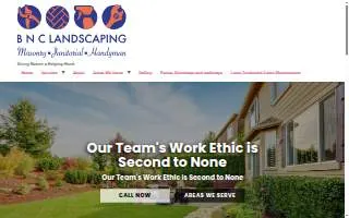 BNC Landscaping website