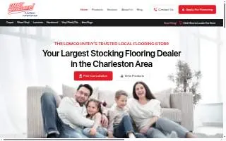 Carpet Wholesalers - Charleston Flooring Store website