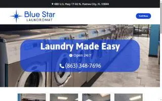 Blue star Laundromat website