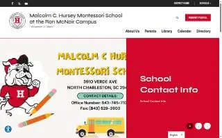 Malcolm C. Hursey Montessori School website