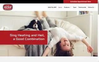 Sing website