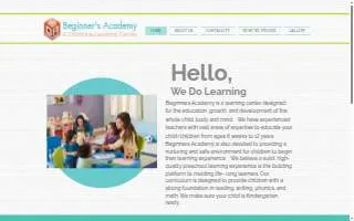 Beginner's Academy website