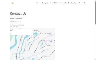 Refine Consulting website
