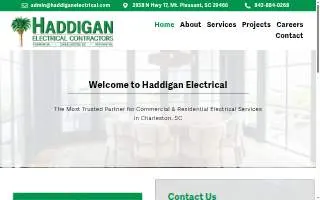 Haddigan Electrical Contractors of Mt Pleasant website