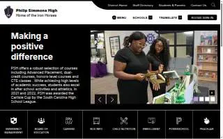 Philip Simmons High School website