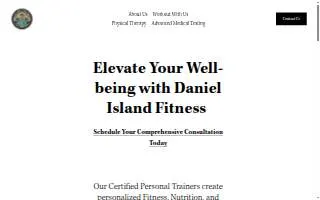 Daniel Island Fitness website