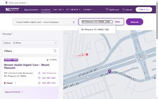 Novant Health Urgent Care � Mount Pleasant (Formerly Doctors Care)