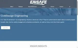 EnSafe Inc website