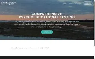 Coastal Education Consulting, LLC website
