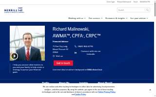Merrill Lynch Financial Advisor Richard Malinowski
