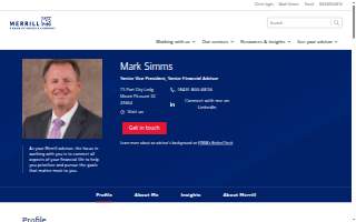 Merrill Lynch Financial Advisor Mark Simms