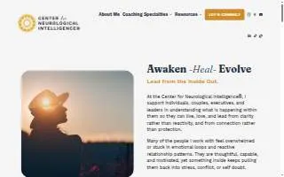 Center for Neurological Intelligence� website
