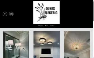 Dunes Electric website