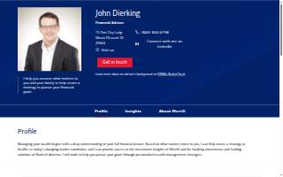 Merrill Lynch Financial Advisor John Dierking