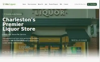 Links Liquor - Mt Pleasant website