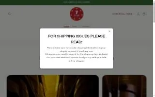 Seven Star Liquors website