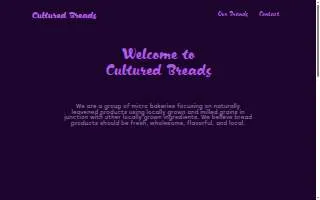 Cultured Breads LLC website