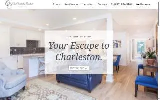 The Charleston Chestnut Mansion website
