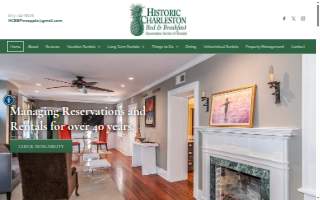 Historic Charleston Bed and Breakfast Reservations and Rentals