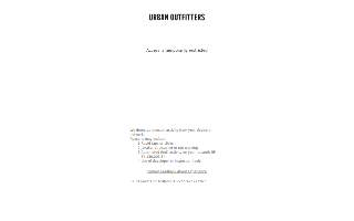 Urban Outfitters