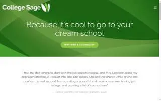 The College Sage website