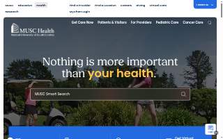 Musc Health Orthopaedic Services: Reed Jr Frederick E MD
