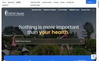 Musc Health Orthopaedic Services: Reed Jr Frederick E MD website
